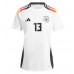 Deutschland Thomas Muller #13 Replik Heimtrikot Damen EM 2024 Kurzarm